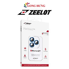 Dán Camera cường lực viền màu chống va đập Zeelot PIshield cho iPhone 13 Pro/13 Pro Max - Hàng chính hãng