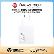 Cốc Sạc Xiaomi Mi 120W HyperCharge Combo Type-A BHR9462EU - Hàng Chính Hãng