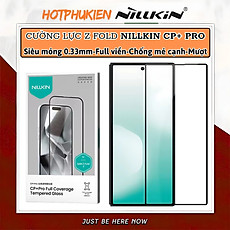 Miếng dán kính cường lực màn hình chống vỡ cạnh cho Samsung Galaxy Fold 6 / Fold 7 5G hiệu Nillkin CP+ Pro - Phủ Nano, vát cạnh 2.5D, mỏng 0.33mm, Chống Lóa, Hạn Chế Vân Tay - Hàng nhập khẩu