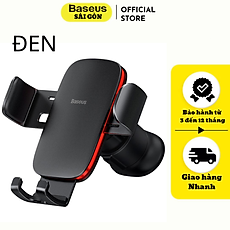 Giá đỡ Baseus Metal Age Ⅱ Gravity Car Mount SUJS000001 điện thoại khóa tự động dùng cho xe hơi- Hàng chính hãng