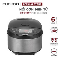 Nồi cơm điện tử Cuckoo 1.08L CR-0680F đa chức năng, thiết kế hiện đại - Bảo hành 2 năm - Hàng chính hãng Cuckoo
