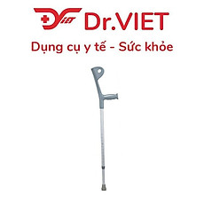 Nạng khuỷu tay hợp kim nhôm Lucass C37-1 Chiếc-Hỗ trợ phục hồi chức năng, cho người già, người đau chân,chân yếu khó đi