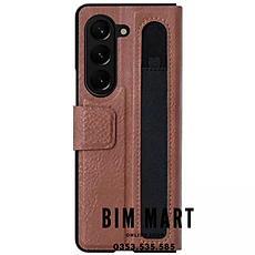 Bao da dành cho Samsung  Z Fold5/ Z Fold 6/ Z Fold7 Nillkin Aoge Leather Cover - Hàng Chính Hãng (Tặng 2 túi PVC đựng thẻ ATM)