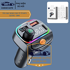 Tẩu Sạc Ô Tô MP3 QC031 - Sạc Nhanh 38W, FM Bluetooth - Hàng Chính Hãng