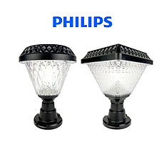 Đèn cổng Philips Deco solar gate top BGC050 LED3/730 Gate Top