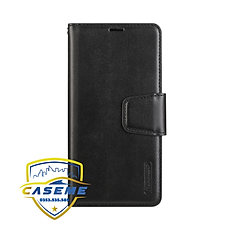 Bao da dạng ví dành cho Samsung Galaxy A55 5G, A35 5G, A25 5G, A15, A05s hàng chính hãng Hanman có quai cài (Tặng 2 túi PVC đựng thẻ ATM)