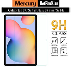 Miếng dán kính cường lực màn hình cho Samsung Galaxy Tab S8 2022 / S7 2020 11'' / S8 Plus / S7 Plus / S7 FE 12.4'' hiệu HOTCASE Mercury H+ Pro (Chống va đập, vát cạnh 2.5D, chống vân tay, mỏng 0.3mm, độ cứng 9H) - Hàng nhập khẩu