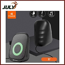 Loa vi tính 2.0 Kisonli X7 Black LED - JL -HÀNG CHÍNH HÃNG