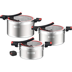 Bộ nồi Inox liền khối Elmich Milano EL-8090 size 16, 20, 22cm