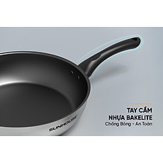 Chảo Inox Nguyên Khối Sunhouse Desire DE2M