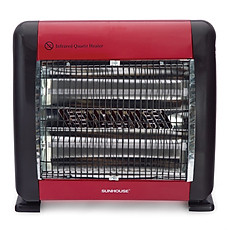 Sưởi Điện Hồng Ngoại Sunhouse SHD7013 (800W) - Đen Đỏ - Hàng Chính Hãng