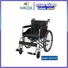 Xe lăn tiêu chuẩn cho người bệnh, người lớn tuổi, người đi lại khó khăn - NIKITA S213-2