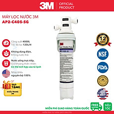 Máy Lọc Nước 3M AP2-C405-SG | AP-EASY COMPLETE Mini Fitler - Uống Trực Tiếp Từ Vòi Hoặc Gắng Cho Tủ Lạnh - Hàng Chính Hãng 3M