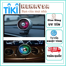Quạt USB mini thiết kế sang trọng, hiện đại lắp trên xe ô tô - Hàng chính hãng