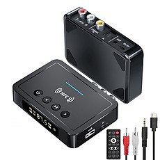 SOAIY Bộ Thu Phát Bluetooth 5.0 NFC FM 3 Trong 1 Có Màn Hình Led Hiển Thị Bluetooth M6 - Hàng Nhập Khẩu