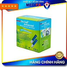 Hộp 25 Que Thử Đường Huyết On Call Advanced