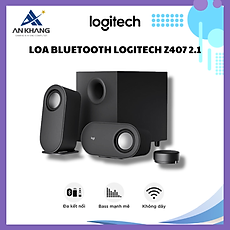 Loa Vi Tính Logitech Z407 Bluetooth, công suất 80W - Hàng chính hãng