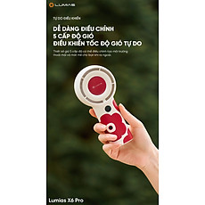 Quạt tích điện Lumias X6 Pro hàng chính hãng