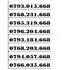 Sim 4G Mobifone LỘC PHÁT đầu số 07xx668 nguyên kít, chưa đăng ký thông tin- Hàng chính hãng