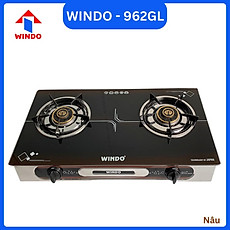 BẾP GAS ĐÔI MẶT KÍNH CAO CẤP WINDO - 962GL- Hàng Chính Hãng
