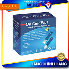 Que thử đường huyết ACON On Call Plus hộp 50 que