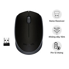 Chuột không dây Logitech B170 | Hàng Chính Hãng