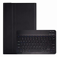 Bao da kèm bàn phím dành cho Samsung Galaxy Tab A7 Lite SM-T225, Tab A7 SM-T505, Tab A8 T295 2019 Bluetooth Keyboard Case có khay để bút chống sốc cao cấp - Hàng chính hãng.