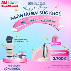 Máy Lọc Nước Lắp Dưới Bồn Rửa 3M ICE140S-WOI Kèm Vòi 3M Công Suất Cao - Không Điện