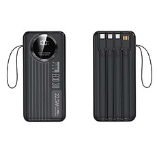 Pin dự phòng sạc nhanh 22.5W dung lượng lớn 30000mAh nhỏ gọn tiện lợi HubbFast ECO 30, Hàng chính hãng