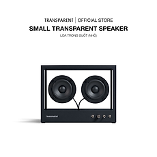 Loa Trong Suốt - Small Transparent Speaker - Nhỏ - Màu Đen - Hàng Chính Hãng