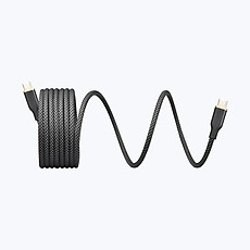 Dây Cáp Sạc MAZER InfiniteLINK COBRA Magnetic 240W Type C to C Thiết Kế Độc Đáo Với Nam Châm Tự Dính Giúp Gấp Gọn Dây Hàng Chính Hãng