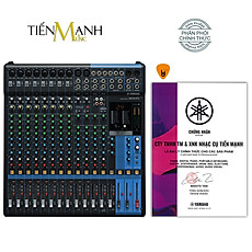 Soundcard kiêm Bàn Trộn Mixer Yamaha Interface MG16XU Compact Stereo Mixing Phòng Thu Studio Mix MG16 Hàng Chính Hãng - Kèm Móng Gẩy DreamMaker
