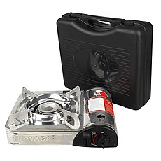 Bếp Ga Mini Inox,Bếp Ga Du Lịch Hayasa Ha-8103I Chất Liệu Inox Siêu Bền Có Hộp Đựng Cao Cấp-Hàng Chính Hãng