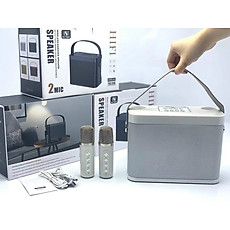 Loa Bluetooth Karaoke  Sothing YS-219 Kèm 2 Micro Có Quai Xách Du Lịch- Hàng chính hãng