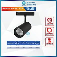 Bộ Đèn RỌI Ray Nam Châm 7W,12W  Chiếu Rọi SpotLight Sử Dụng Chip Led Osc am