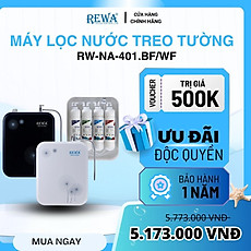 Máy Lọc Nước Hàn Quốc REWA RW-NA-401.BF/WF Thiết Kế Treo Tường - Hàng Chính Hãng