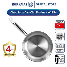 Chảo inox 18/10 Korkmaz Proline 28 cm - 2.7 lít