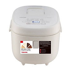 Nồi cơm điện tử Toshiba 1.8 lít RC-18DR4TVN(W) màu Trắng - Hàng chính hãng
