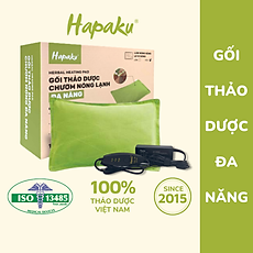 Gối Chườm Nóng Thảo Dược Hapaku - Làm Nóng Bằng Điện