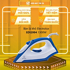 Bàn Ủi Khô Electrolux EDI2004 - Trắng Xanh - Hàng chính hãng