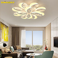 Đèn trần KATIN với 3 chế độ ánh sáng hiện đại kiểu dáng sang trọng - kèm điều khiển từ xa - (151).