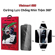 Kính Cường Lực Chống Nhìn Trộm 360 Độ Dành Cho iPhone - Wekome WTP-089 - Hàng Chính Hãng