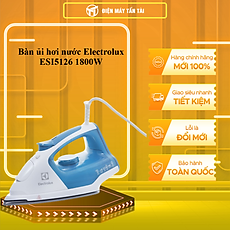 Bàn Ủi Electrolux ESI5126 - Xanh Trắng - Hàng chính hãng