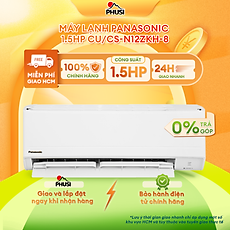 Máy lạnh Panasonic 1.5HP CU/CS-N12ZKH-8 - Hàng chính hãng - Chỉ giao HCM
