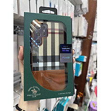 Ốp lưng dành cho Samsung Galaxy S23 Ultra da pha vải hiệu Polo Santa Barbara - Hàng nhập khẩu