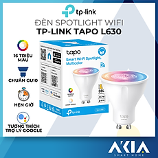 Bóng đèn thông minh TP-Link Tapo L630 - Chuẩn Gu10, 16 triệu màu, Hẹn giờ, Điều khiển từ xa - HÀNG CHÍNH HÃNG