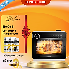 Nồi Chiên Hơi Nước 2GOOD S100 Lòng Nồi Inox Gồm 10 Chương Trình Nấu Dung Tích 20 Lít Công Suất 1800 W - Hàng Chính Hãng