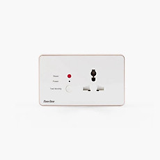 Ổ cắm chống giật âm tường OCAT01 1C/16A - Trắng