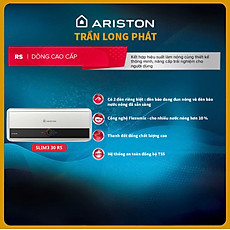 Bình Nước Nóng Gián Tiếp Ariston SLIM3 30RS VN ( 30 Lit ) - Hàng chính hãng
