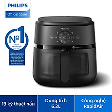 Nồi Chiên Không Dầu Điện Tử Philips NA220/00 4.2 lít (1500W) - Hàng Chính Hãng